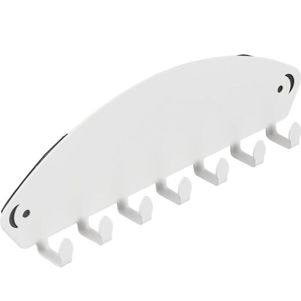 [Release date: June 15, 2025]UMJCWELL マグネット キッチンツールフック 7連 ホワイト 冷蔵庫/洗濯機/バスルーム 浮かせる収納 ホワイト商品コード：55077901255型番：UM5918カラー：ホワ...