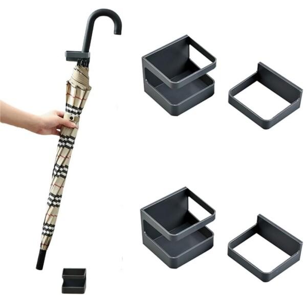 SITEDAN 傘立て 壁掛け 傘入れ スリム 1本用 2個セット 玄関 傘収納 アンブレラスタンド 粘着式 (黒)商品コード：55077909121型番：Wur-2sサイズ：7.1cm x 6.5cm x 9.5cmカラー：ブラック取り付...