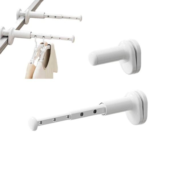 PAVIKE 洗濯物干し 旅行 物干し竿 折りたたみ 室内物干し 5穴付き 室内物干し コンパクト ポータブル 大容量 防風 屋内 屋外 軽量 旅行/ホテルアパート/商務/出張用商品コード：55078069288型番：ZJ-sslsshen...