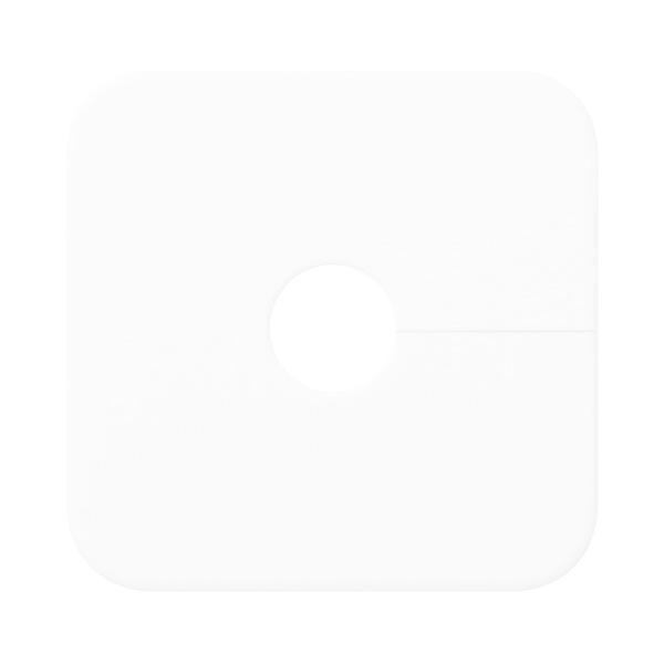 洗濯機排水口カバー 排水トラップ 防虫・防臭・防ホコリ カバー シリコーン製 W16×D16×H0.2cm 中央穴径3.5cm ホワイト 両面共通設計 取付簡単 切れ込み入り (ホワイト1枚)商品コード：55078151872型番：IYJP...