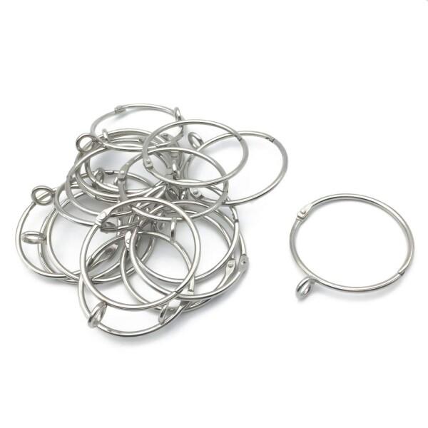 シャワーカーテンリング スライドリング 内径50mm 開口設計 カーテンリングフック 20個入 しっかり 固定商品コード：55078171360型番：Y-7サイズ：内径50mmカラー：20個【高品質】:シャワーカーテンリングはスチール(ニッ...