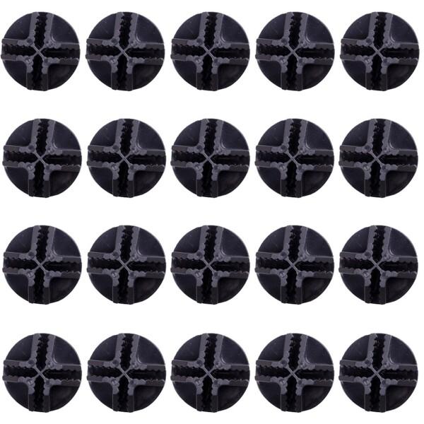 20個 ワイヤーグリッド キューブコネクタ コーナースロット ワードローブ ワイヤー プラスチック コネクタオーガナイザーコネクタ 専用 キューブコネクタ 収納棚用 (黒)商品コード：55078798378型番：MOK2002サイズ：ユニバ...