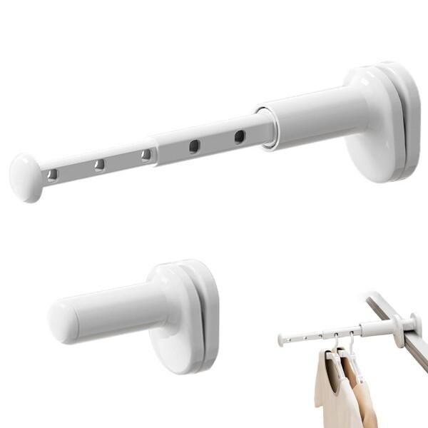 Refoiner 洗濯物干し 室内 物干し竿 5穴付き 伸縮式 室内物干しスタンド ラック 大容量 多機能 コンパクト 折りたたみ 旅行 ホテルアパート 商務 出張用 省スペース 軽量 持ち運びが簡単 収納便利商品コード：550789100...