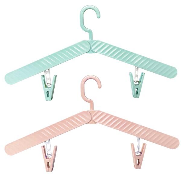 2個 折りたたみ 携帯ハンガー 洗濯物干し 軽量 旅行 キャンプ アウトドア 出張 コンパクト 持ち運びに便利商品コード：55078910113型番：VUJP-00130【軽量コンパクト設計】サイズ35×20×1.8cmの超薄型ボディ。カバ...