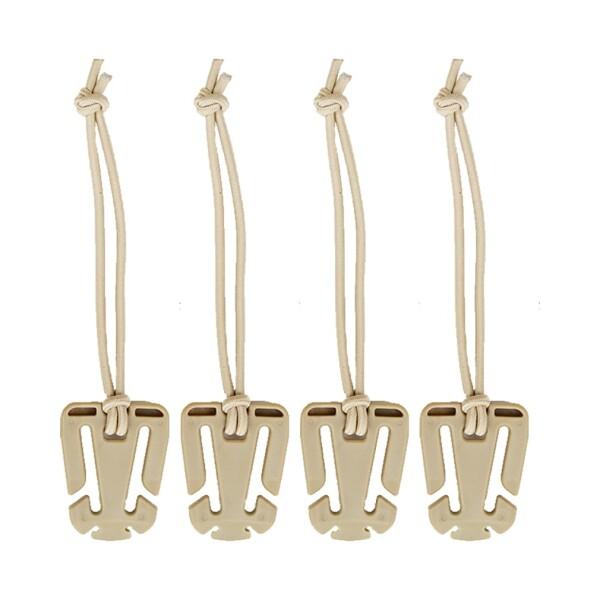 (GEJ-Tech) バックル クリップ リュック紐 まとめる ベルト調整 ウェブドミネーター バックパック (ライトブラウン,4本セット)商品コード：55079241955サイズ：3.5cm × 14cmカラー：ライトブラウン【垂れ下がる...