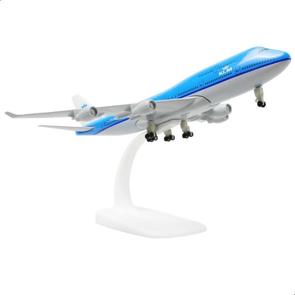 QIYUMOKE 747 NL-KLM 飛行機モデルキット - 1/300スケール ボーイング