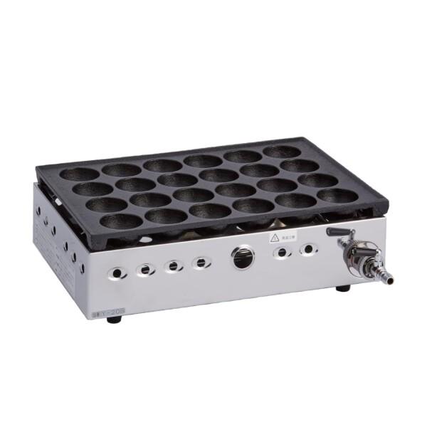 ヤマキン ジャンボたこ焼器 大玉 Y-20B LPガス Y-20B・LP商品コード：55079346791型番：Y-20B・LP本格鋳物プレートを使用した調理器。タイプ/型番:LPガス Y-20B・LP