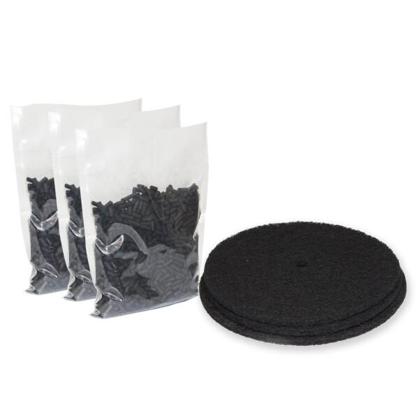 PUREBURG 交換用カーボンパックVitamix FoodCycler との互換性あり 生ごみ処理機 対応,リッドフィルターカーボンフィルター3+3に対応商品コード：55079348767型番：FC-50-Replaceカラー：ブラック...