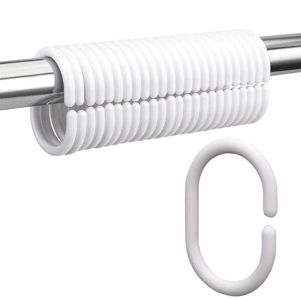 オーディオファン シャワーカーテンリング 内径29mm 錆びない プラスチック カーテンリングフック C型 24個入り ホワイト商品コード：55079449524型番：AF-SHWCRTRG20カラー：ホワイトシャワーカーテンをしっかり吊る...