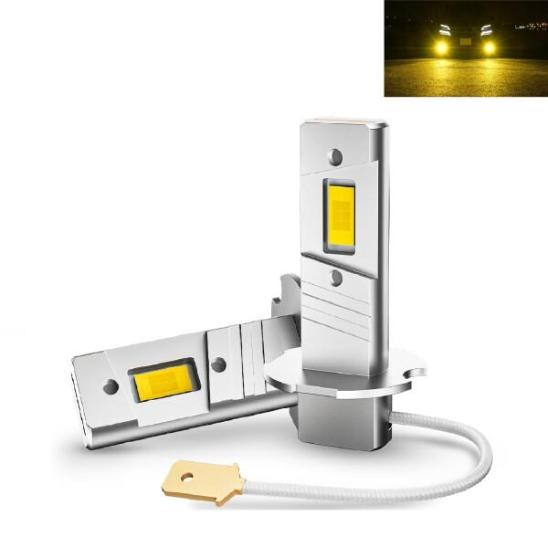 北澤商事 h3 h3a led イエロー フォグランプ 12V 24V 兼用 3000K 高