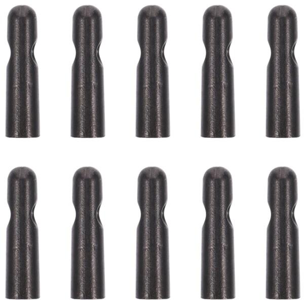 OATIPHO 傘アクセサリー 10個入り 金属製 雨傘テーズ 傘修理用部品 つゆ先 傘の先端パーツ ブラッ