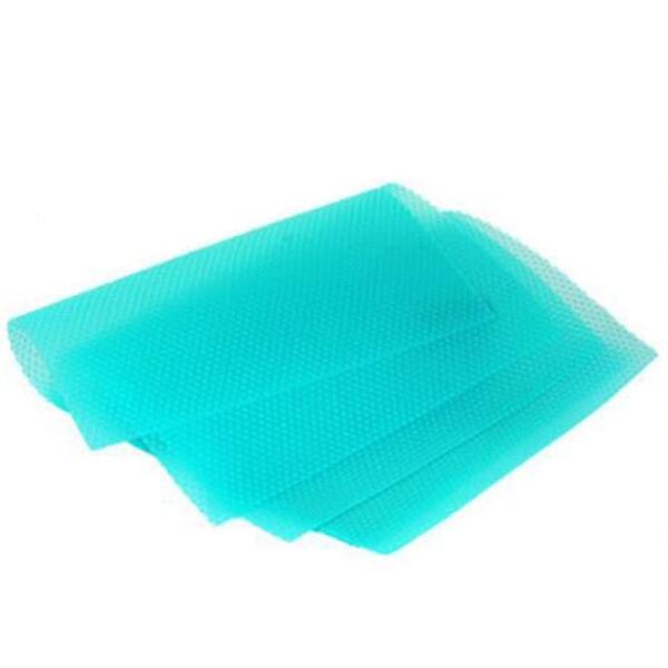 HJ 冷蔵庫シート 食器棚シート 引き出しシート 本棚シート デスクマット 冷蔵庫用パッド 冷凍機パッド 冷蔵庫マット 汚れ防止 防汚 裁断可能 多用途 除湿 滑り止め キッチン用品 ブルー (5個セット)商品コード：55079675601...