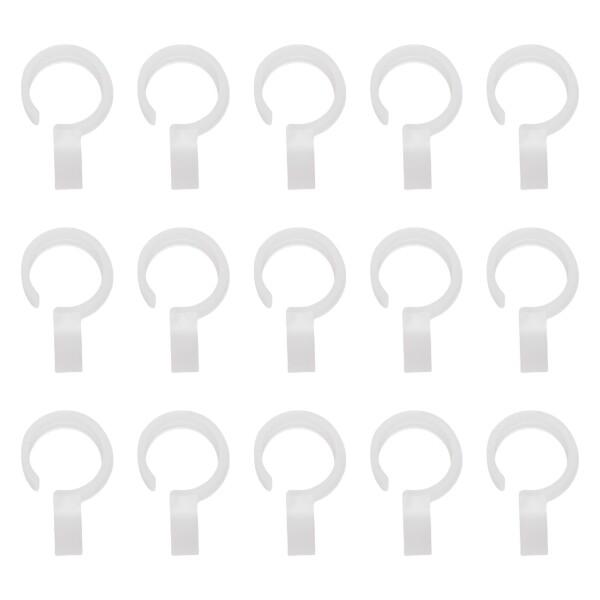 FineGood ハンガーストッパー 15 個入り 透明 プラスチック製 25mm-30mm 幅広対応 防風ストッパー 洗濯物固定 落下防止 物干し竿用 屋外使用商品コード：55080853704型番：ハンガーストッパーサイズ：標準カラー：...