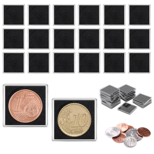 記念硬貨　ケース有り 記念硬貨 ケース 18個セット 硬貨ケース 18〜38mmの硬貨に適しています