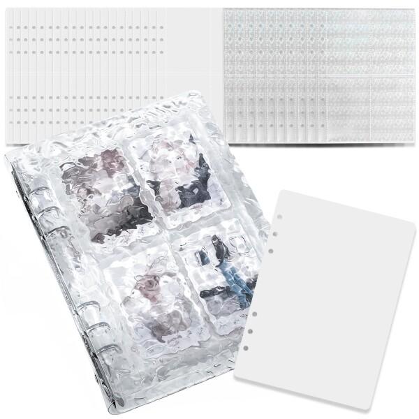 シール帳 透明 A5 シールバインダー トレカケース コラージュノート