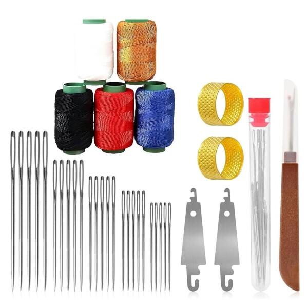 多機能縫製ツールセット 31PCS ステンレススチール針・縫い目リッパー付き 手芸・旅行・家庭用