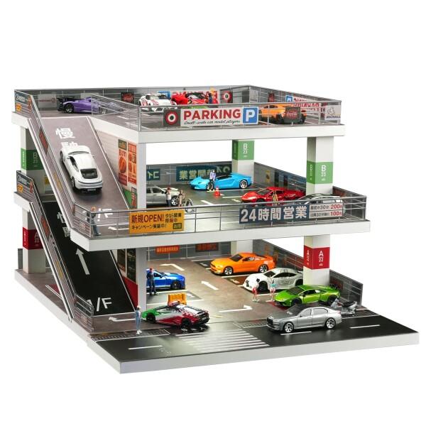 ミニカー専用ジオラマ：1/64 ショールーム＆ガレージⅤ／短期間セール！ Yahoo!オークション - ミニカー専用ジオラマ 1/64 ショールームⅤ（光