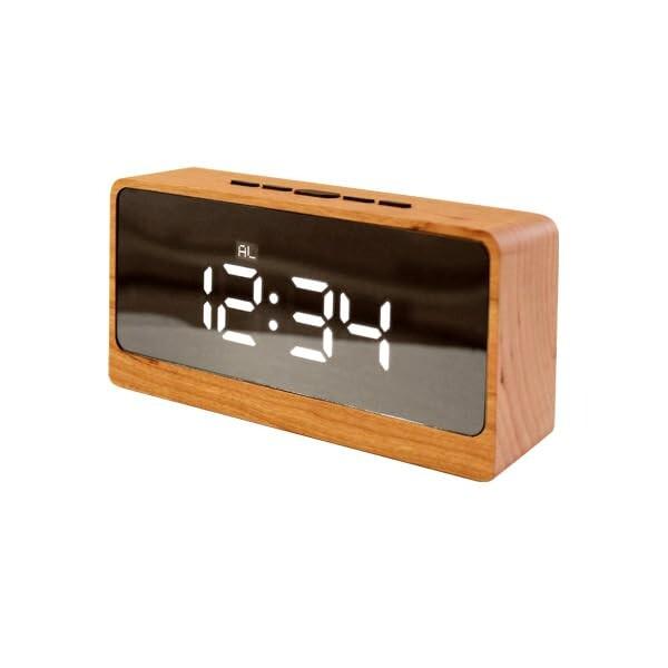 Hacoa（ハコア） 「Mirror Clock」鏡にデジタル時計が浮かび上がる幻想