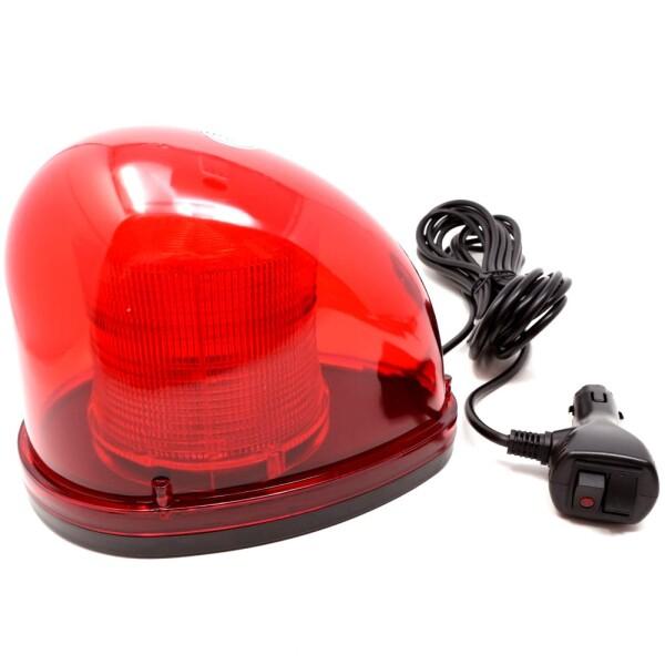 アルティード(ALTEED) 流線型LED回転灯パトランプ 7パターン発光 12V24V自動車兼用 (赤色発光)