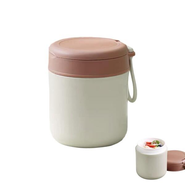 スープジャー 400ml グリー スープカップ 保温保冷 スプーン付き 漏れ