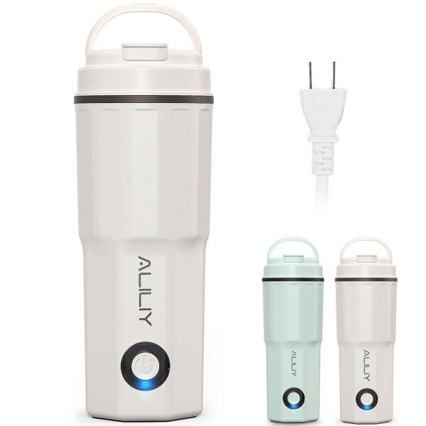 他サイト： Aliliy 電気ケトル ポータブル トラベルケトル 小型 380ML 100V 300W 低消費電力 持ち運びケトの商品画像