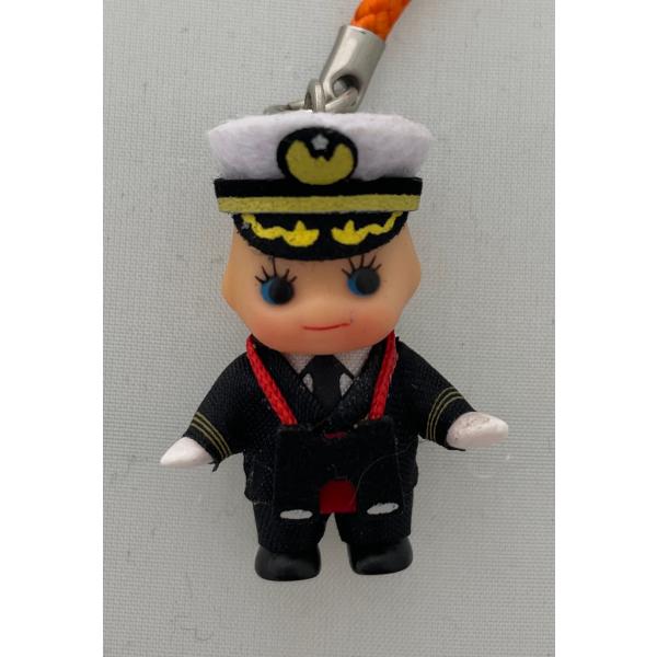 キューピーストラップ　海上自衛隊　艦長ストラップ