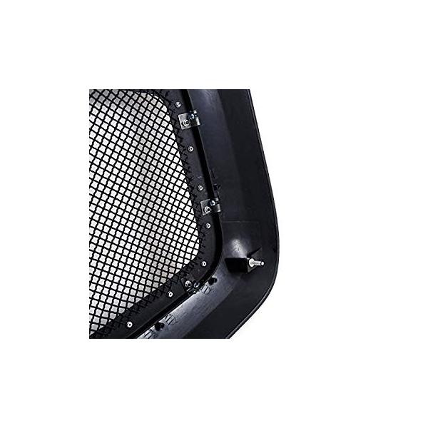 自動車リベットブラックステンレスワイヤーグリルグリルメッシュシェルフィット06 08 Dod U Halプロショップ2