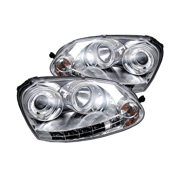 Led Spyder 自動車 Chrome Pr Chrome U Halプロショップ2 Pro Yd Vg06 Hl Cフォルクスワーゲン ハロゲン電球タイプ Halo
