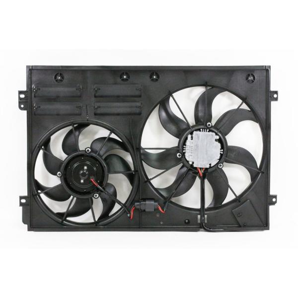 売り切れ必至のvwに適合 モータースポーツ用品 自動車 その他モータースポーツ用品 デュアルラジエーターおよびコンデンサーファンアセンブリ 冷却用直接 メーカー直送ランキング1位 の