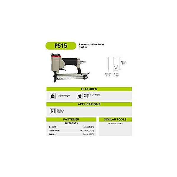 P515 Flex Tacker Inch Pneumatic Nailer 5 8 Or Meite U Halプロショップ2 Point Tacker Pneumatic Point Framing Nail