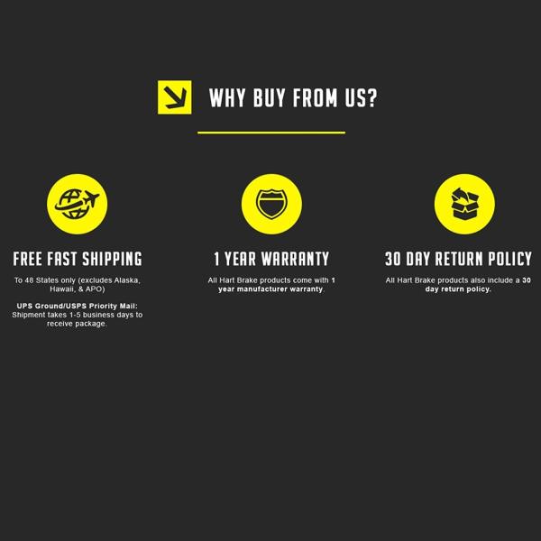 自動車 U Halプロショップ2 はめあい1974フォードマスタングiiフロントドリルスロットブレーキローター セラミックブレーキパッド