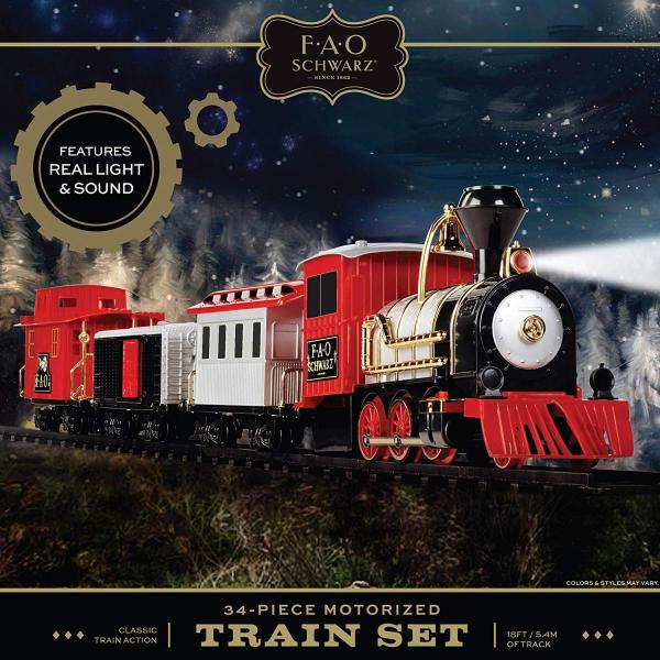fao schwarz classic motorized train set