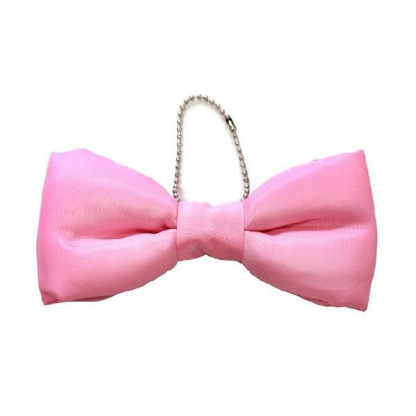 【通常165円から33%OFFで販売中】Hanna Hula（ハンナフラ）　リボンチャーム キーホルダー　ピンク【10点までネコポスOK】
