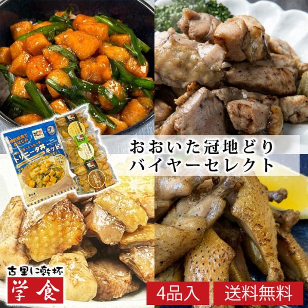 【クーポンで5％OFF】おおいた冠地どり バイヤーセレクト　送料無料  大分 冠地鶏 ミールキット  学食  お中元(北海道・沖縄別途送料)