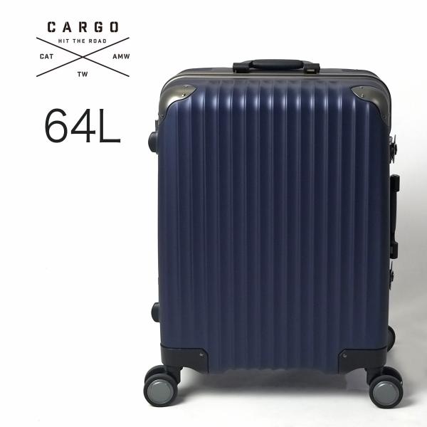 スーツケース 2年保証 中型 52L TRIO トリオ CARGO カーゴ  TW64 フレームタイプ 卒業旅行 出張 ビジネス 敬老の日