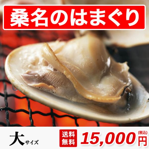 桑名 はまぐり 大サイズ 1500g 4人分 約22粒 砂抜き済み 送料無料 国産 はまぐり 焼き ハマグリ お吸い物 ハマグリの丸元水産 お取り寄せ 最高級 ギフト