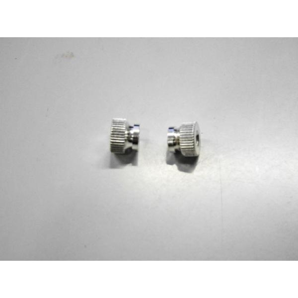 バック　トランペット　3rd抜き差し管のストップナットです。銀メッキ仕上げ