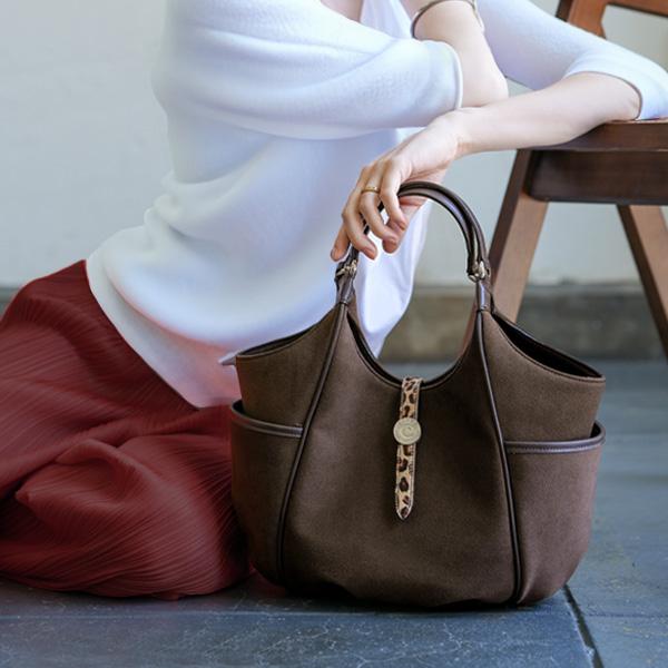 cooga】秋冬限定○自由で心地よい機能美トートCat Suede（キャット
