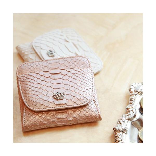 傳濱野 皇室御用達 ワンタッチで全て取り出せる極小財布pollet ポレット レディース ミニ財布 パイソン財布 リアルパイソン 本革 ミニウォレット 369 081 限定バッグに出会えるエルトゥーク 通販 Yahoo ショッピング