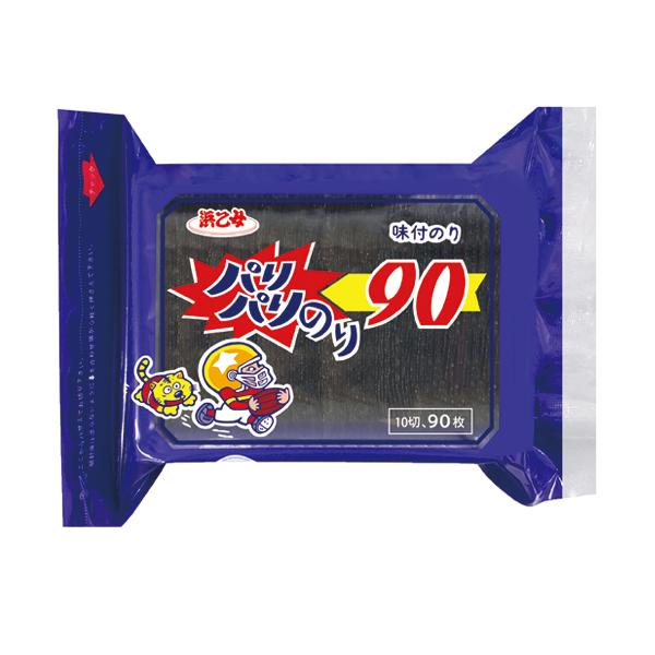 海苔 味付け海苔 のり 国産 パリパリ 90(1080枚/10切90枚×12個セット)