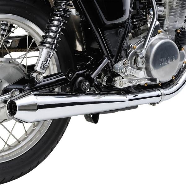 デイトナ スリップオンマフラー SR400 FI専用 SR400（10〜16年）FI車 スリップオンメガホンタイプマフラー
