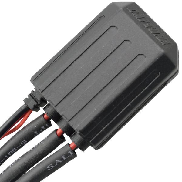 【適合】汎用　【商品説明】雨に強くコンパクトなアクセサリー電源。 ●3系統のアクセサリー（ACC）電源を取り出せるコンパクトな電源ユニット。 ●メインキー連動で電源をON/OFFでき、防水設計で自由な場所に設置可能。 ●防水設計で設置場所を...