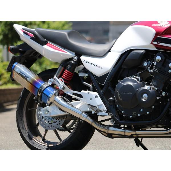 CB400SF・SB（2BL-NC42） SS-OVAL焼き色タイプ スリップオンマフラー