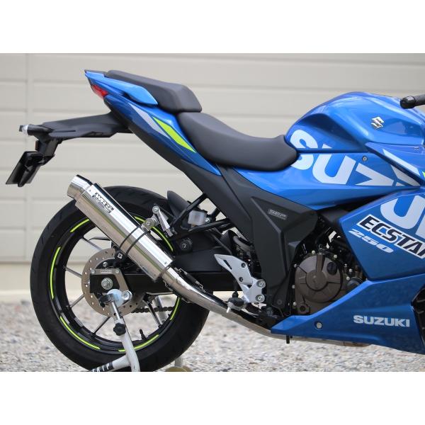 ジクサーSF250（2BK-ED22B） ラウンドタイプ フルエキゾーストマフラー