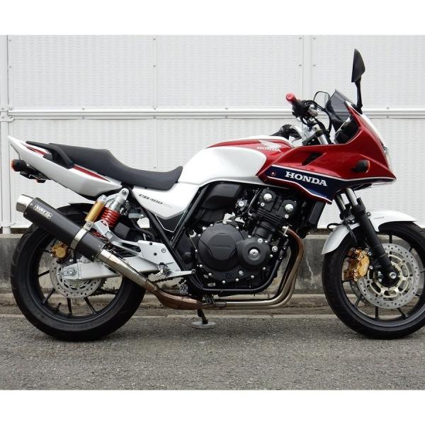 CB400SF・SB（EBL-NC42） ステンレスラウンドリアエキゾーストマフラー