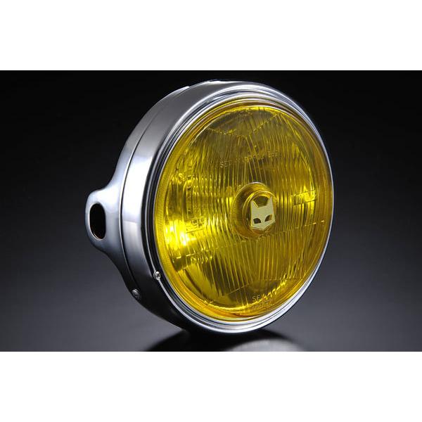 889ドライビングランプフルキット 180mm イエローレンズ メッキケース