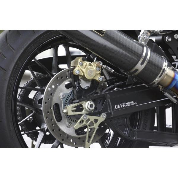 Z900RS リアキャリパーサポート ブレンボ2P用 ブラック OVER（オーバー