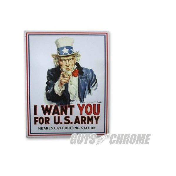 メタルサイン I Want You For U.S.Army GUTS CHROME（ガッツクローム） :000055-G11-KO-040:バイク  メンテ館2号店 - 通販 - Yahoo!ショッピング