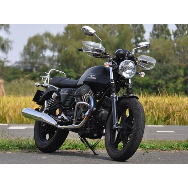 STONE  ブラック MOTO GUZZI V7 Stone（13年〜） ガイラガントレット クリア CHIC