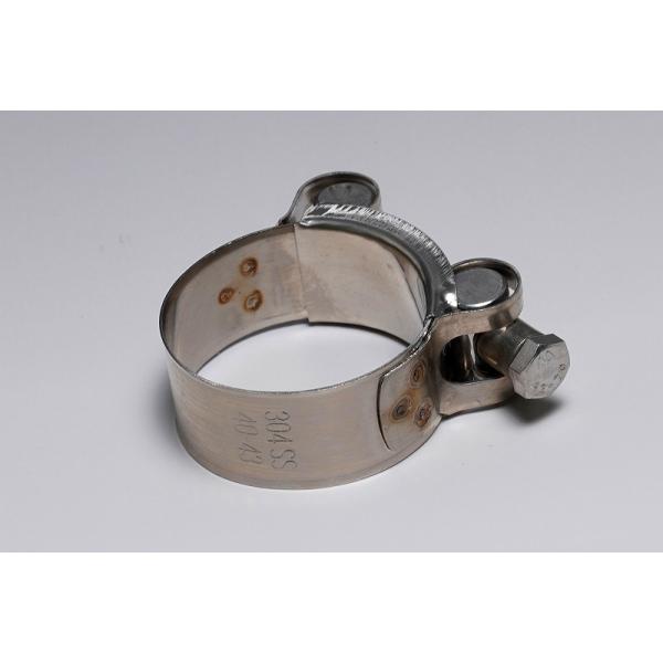 ステンレス製マフラーバンド40〜43mm MINIMOTO（ミニモト）